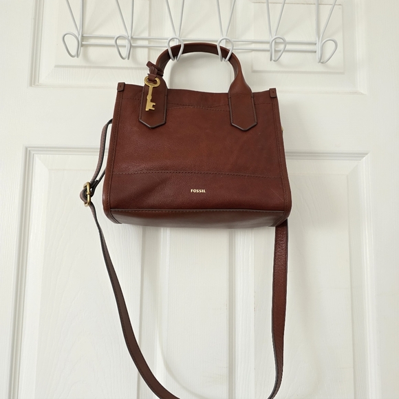 Almost New Fossil Kyler Satchel Crossbody Satchel - Picture 8 of 11
